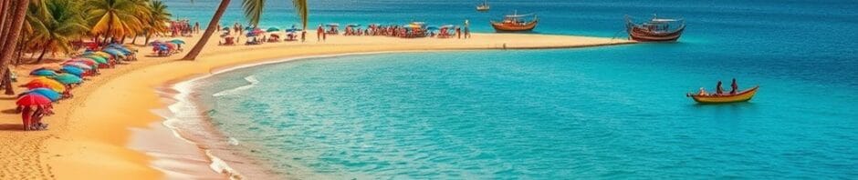 beautiful beach destination cartagena